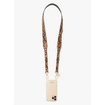 La Coque Francaise - Correa efecto pitón - Talla única - Marrón