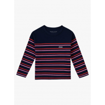 Maison Labiche - Tee-shirt col rond amour en coton bio - Taille 4A - Bleu