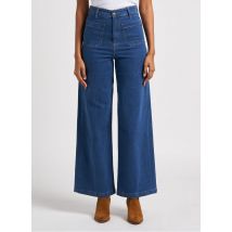 Rita Row - Wijde jeans met hoge taille - 38 Maat - Blauw