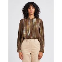 The Korner - Gerade bluse mit hemdkragen - Größe 42 - Khaki