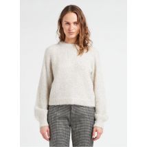 Twinset - Gebreide trui met ronde hals - XS Maat - Goudkleurige