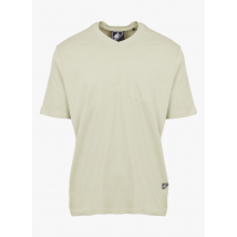 New Man - Tee-shirt droit col rond en coton biologique - Taille S - Vert