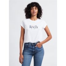 Levi's - Katoenen t-shirt met ronde hals en print - XS Maat - Wit