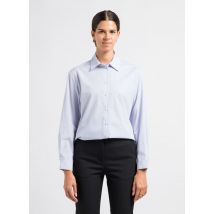 Pablo - Gestreepte - katoenen blouse met klassieke kraag - 36 Maat - Blauw