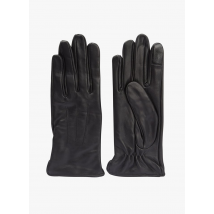 Pieces - Leren handschoenen - M Maat - Zwart