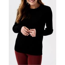 Noppies - Jersey de cuello redondo a rayas de mezcla de algodón orgánico - Talla L - Negro