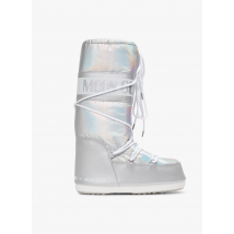 Moon Boot - Glanzende - hoge laarzen - 39/41 Maat - Zilver