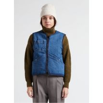 Soeur - Chaqueta recta con escote redondo de algodón - Talla 1 - Vaqueros destenidos