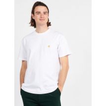 Carhartt Wip - Regular-fit - katoenen t-shirt met ronde hals - XL Maat - Wit