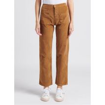Dr Bloom - Rechte broek katoenblend - S/M Maat - Bruin