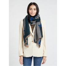 Mapoesie - Foulard imprimé en laine - Taille Unique - Bleu