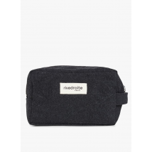 Rive Droite Paris - Trousse de maquillage imprimée en coton recyclé - Taille Unique - Noir