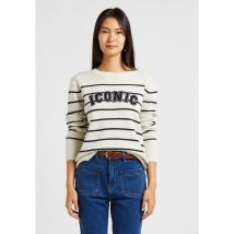 Suncoo - Gerade geschnittener rundhalspullover aus wollmix - Größe 2 - Weiß