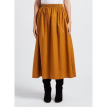 Rita Row - Uitlopende - katoenen rok - L Maat - Oranje