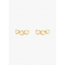 Bangle Up - Ohrringe aus vergoldetem messing - Einheitsgröße - Weiß