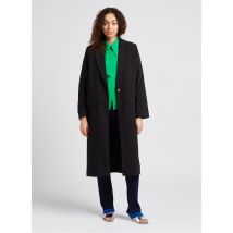 Object - Manteau long col tailleur - Taille 40 - Noir