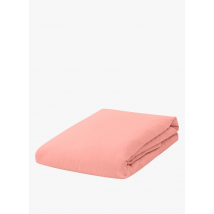 Most - Drap housse en lin - 180x200 cm Maat - Roze