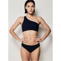 Chlore - Asymmetrische bikinitop - XS Maat - Blauw