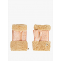Toasties - Mitones metalizados de piel de oveja - Talla S - Multicolor