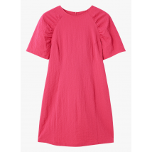 Desigual - Robe courte col rond texturée - Taille XL - Rouge