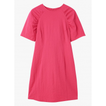 Desigual - Robe courte col rond texturée - Taille XL - Rouge