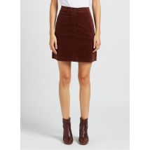 Marc O'polo - Kurzer rock aus baumwollsamt mit stretchanteil - Größe 38 - Braun