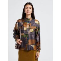 Soeur - Blouse col mao en soie imprimée - Taille 40 - Multicolore