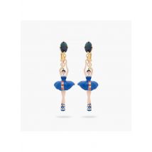 Les Nereides - Boucles d'oreilles clips pas de deux mystère du nil - Taille Unique - Bleu