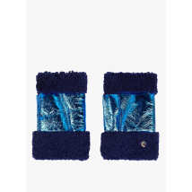 Toasties - Mitones metalizados de piel de oveja - Talla M - Azul