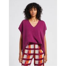 Bella Jones - Trui met v-hals - 2 Maat - Paars