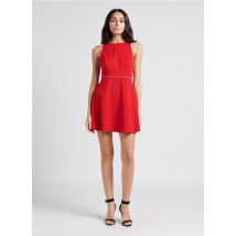 Ba&sh - Robe courte col rond - Taille 3 - Rouge