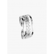 Mya Bay - Ring mit perlenblasen aus versilbertem messing - Einheitsgröße - Silber