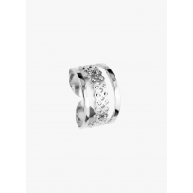 Mya Bay - Bague bulles perlées en laiton plaqué argent - Taille Unique - Argent