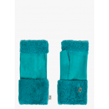 Toasties - Vingerloze handschoenen van schapenvacht - L Maat - Groen