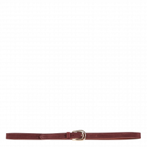 Des Petits Hauts - Ceinture en cuir - Taille 80 - Prune