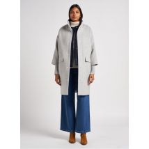 Maison 123 - Manteau en laine mélangée - Taille L - Argent