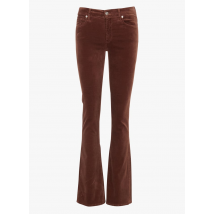 7 For All Mankind - Bootcut-broek van velours katoenblend - 26 Maat - Bruin