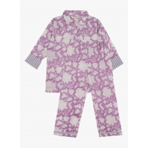 Lucas Du Tertre - Katoenen pyjama met print limited edition - 15 jaar - 6A Maat - Paars