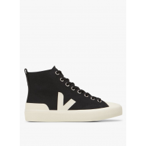 Veja - Baskets montantes en coton - Taille 45 - Noir