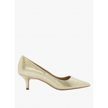 Minelli - Zapatos de salón de piel metalizada - Talla 40 - Dorado