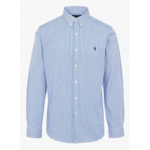 Polo Ralph Lauren - Camisa de mezcla de algodón con cuello americano - Talla L - Azul
