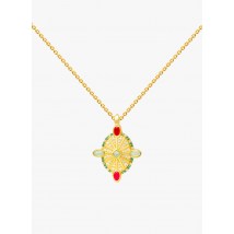 Lavani Jewels - Collier médaille - Taille Unique - Multicolore