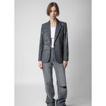 Zadig&voltaire - Veste de tailleur imprimée - Taille 36 - Gris