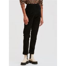 La Fee Maraboutee - Rechte broek met hoge taille katoenblend - 36 Maat - Zwart