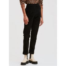 La Fee Maraboutee - Rechte broek met hoge taille katoenblend - 44 Maat - Zwart
