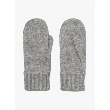 Becksondergaard - Manoplas de mezcla de lana y algodón - Talla única - Gris