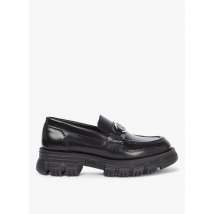 Karl Lagerfeld - Mocassins en cuir lisse - Taille 38 - Noir