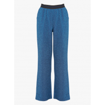 Indee - Pantalon large côtelé à paillettes - Taille S - Bleu