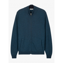 Harris Wilson - Recht - wollen vest met opstaande kraag - S Maat - Blauw