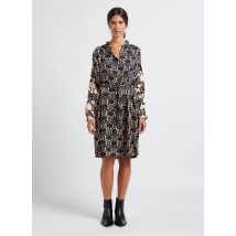 Bella Jones - Robe longue col classique à imprimé floral - Taille 1 - Noir